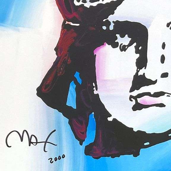 Liberty 2000 I (Blue) by Peter Max