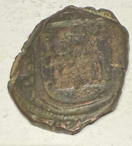 Sharp 4 Maravedis Spain or Spanish Colonial Ca 1500-1600 s0