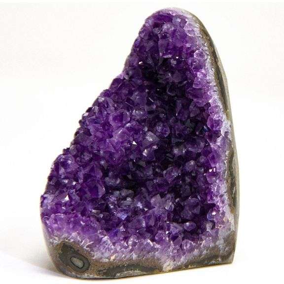 Deep Purple Amethyst Cluster Geode