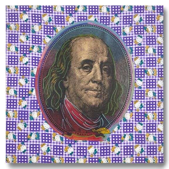 New Ben by Steve Kaufman (1960-2010)