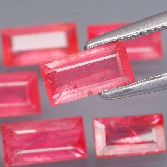 Bright pinkish red 4.50ct Rubies from Madagascar