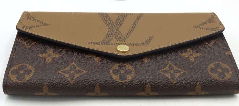 Louis Vuitton Sarah Monogram Reverse & Monogram Canvas Wallet