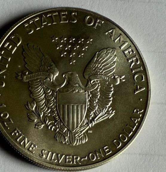 1986 Ch Unc Silver Eagle