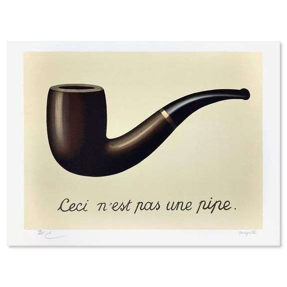 La Trahison des Images by Magritte (1898-1967)