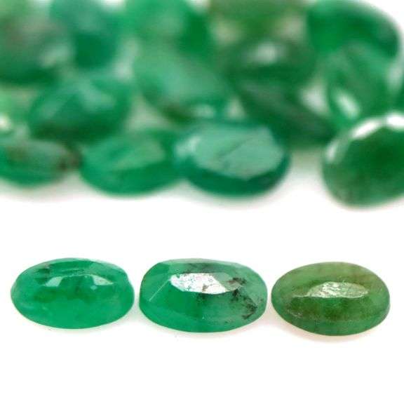 Real 8.84ct 22 piece Zambian Emerald set