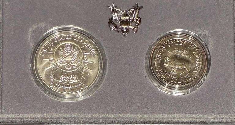 1991 Mount Rushmore 2 Coin Unc Set