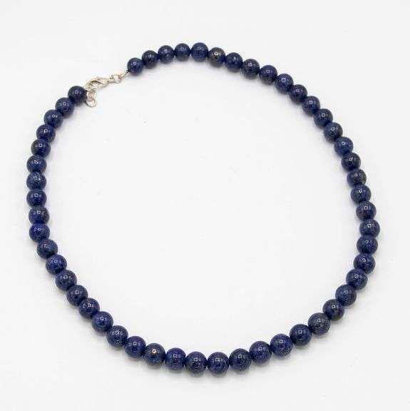 Beautiful 350 Ctw Natural Blue Lapis Lazuli Necklace