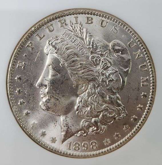 1898-O Morgan Silver Dollar, MS63 NGC