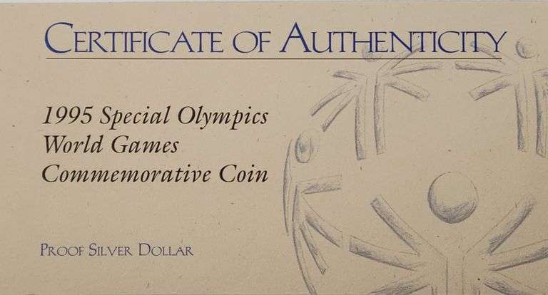 1995-P $1 Special Olympics World Games PR DCAM