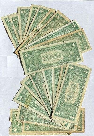 21 Various Issues 1957 $1 Silver Certs