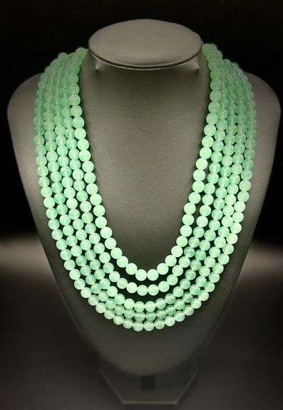 Beautiful Huge1065 Cttw 5 Natural Mined From The Earth Aquamarine Necklace