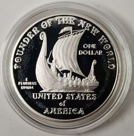 2000-P $1 Leif Ericson Millennium PR DCAM