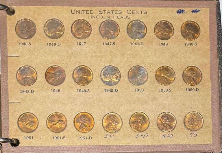 Lincoln Album Red Unc 1946-1961