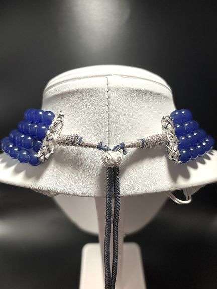 Stunning, and Huge 1126.5 Cttw Natural Blue Sapphire Necklace