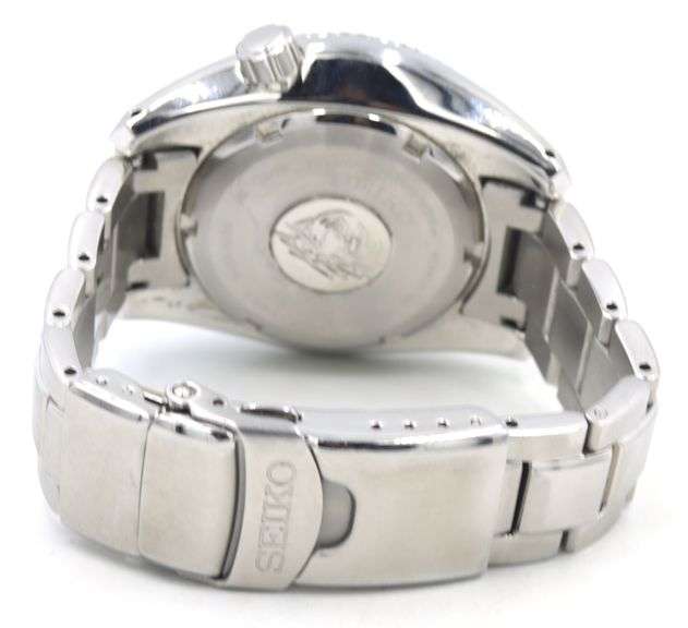 Seiko Prospex automatic blue dial watch