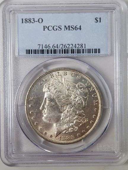 1883-O Morgan Silver Dollar, MS64 PCGS