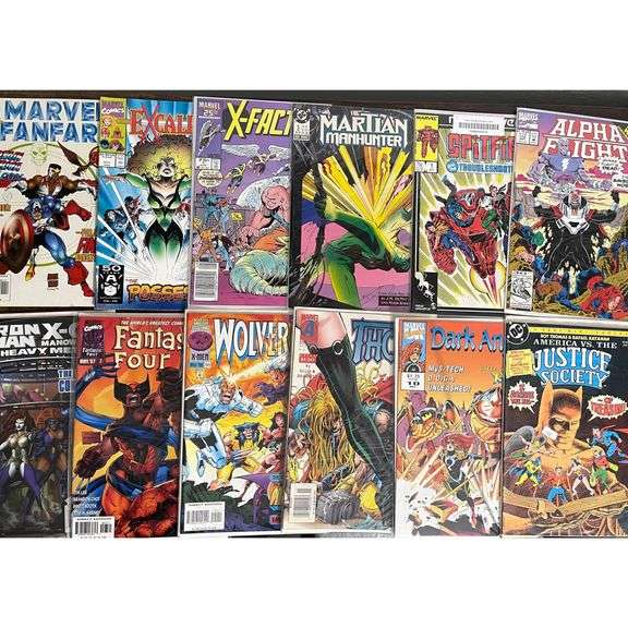 20 Superheroes Comic Books Collection