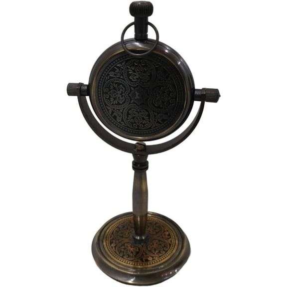 Classic Brass Table Clock