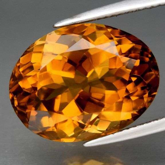 Intense! 17.59ct rich burnished gold Citrine!