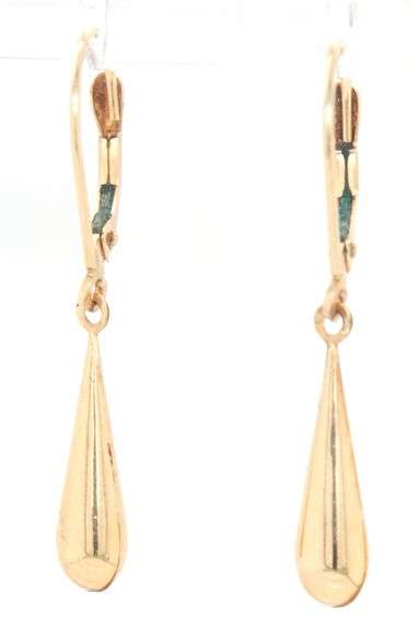 14kt Yellow gold dangle earrings