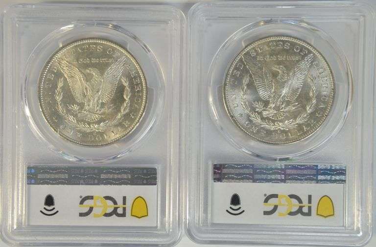 2 Diff. Superb Gem BU PCGS MS65 graded 'S' Mints