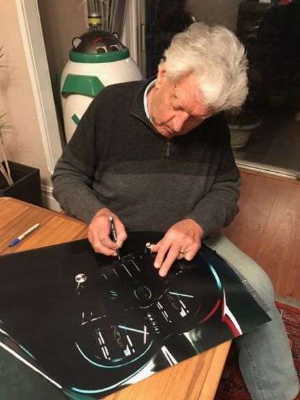 Dave Prowse Signed Star Wars Darth Vader 16x20 Photo ACOA Exact Proof