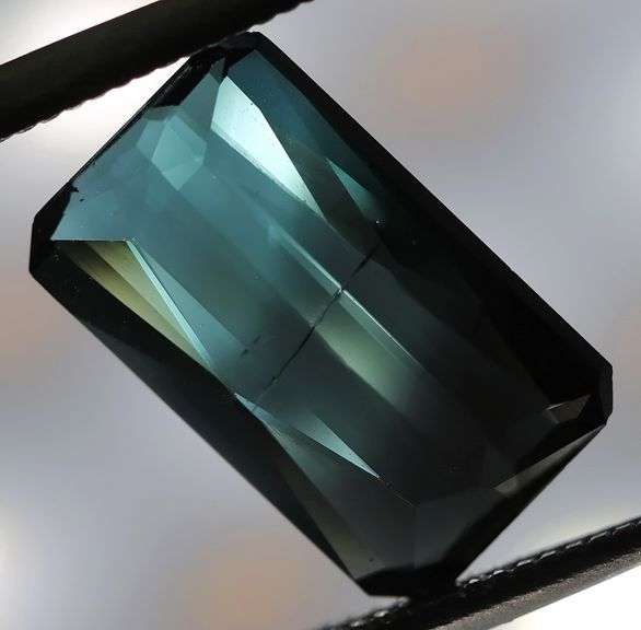 Real! 1.81ct untreated bi-color Indicolite Tourmaline