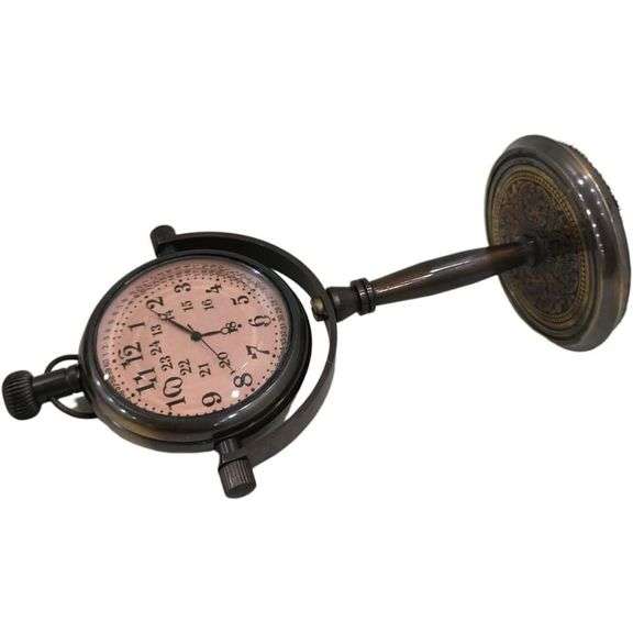 Classic Brass Table Clock