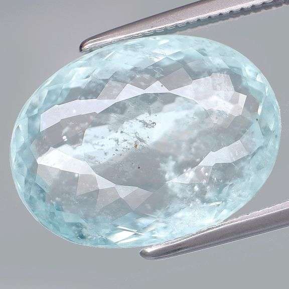 Pendant cut! All natural! 6.43ct Brazilian Aquamarine!