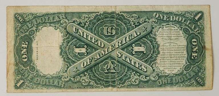 1917 $1 United States Large Red Seal Legal Tender Note