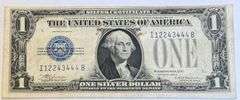 1928 D Funny Back Unc $1 Silver Certificate
