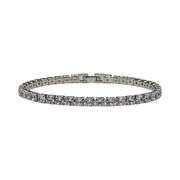 14 Kt White Gold Plated 5.75 Ctw Lab Simulated Diamond Tennis Bracelet