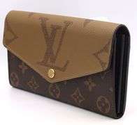 Louis Vuitton Sarah Monogram Reverse & Monogram Canvas Wallet
