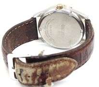 Seiko Solar day date quartz watch