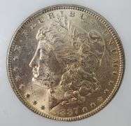 1887 Morgan Silver Dollar, MS63 NGC