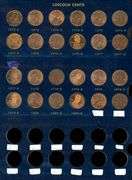 Near Complete Album of 199 Different Lincoln Cents: 1909-1981-D