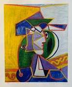 Pablo Picasso, Cavalier, Hand Signed by the Estate