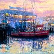 Fisherman's Wharf, San Francisco by Kinkade, Thomas