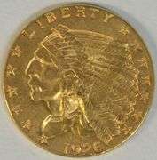 Fully struck BU 1926 US $2.50 Indian Gold Piece. Nice