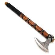 Norse Viking Bearded Axe with Leather Sheath