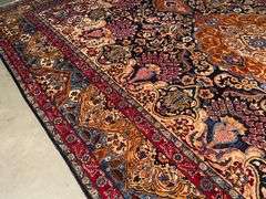 Exquisite Persian Kashmar Masterpiece 8x11