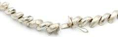Italian Vintage 925 sterling silver wavy necklace
