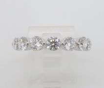 1.50CTW Shared Prong Seven Stone Diamond Band