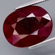 Heated only! Sultry 6.81ct deep red Ruby