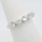 1.50CTW Shared Prong Seven Stone Diamond Band