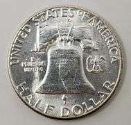1958 Franklin Half Dollar, UNC