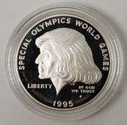 1995-P $1 Special Olympics World Games PR DCAM