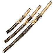 Set of 3 Dragon Totem Japanese Katana Swords
