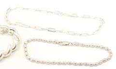 Group lot of 6 Vintage 925 sterling silver bracelets