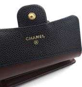Chanel Small Classic Flap Caviar Blk Wallet